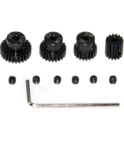 Amazon.com: LJXSZ Motor Pinion Gear Compatible with Hyper Go MJX 1